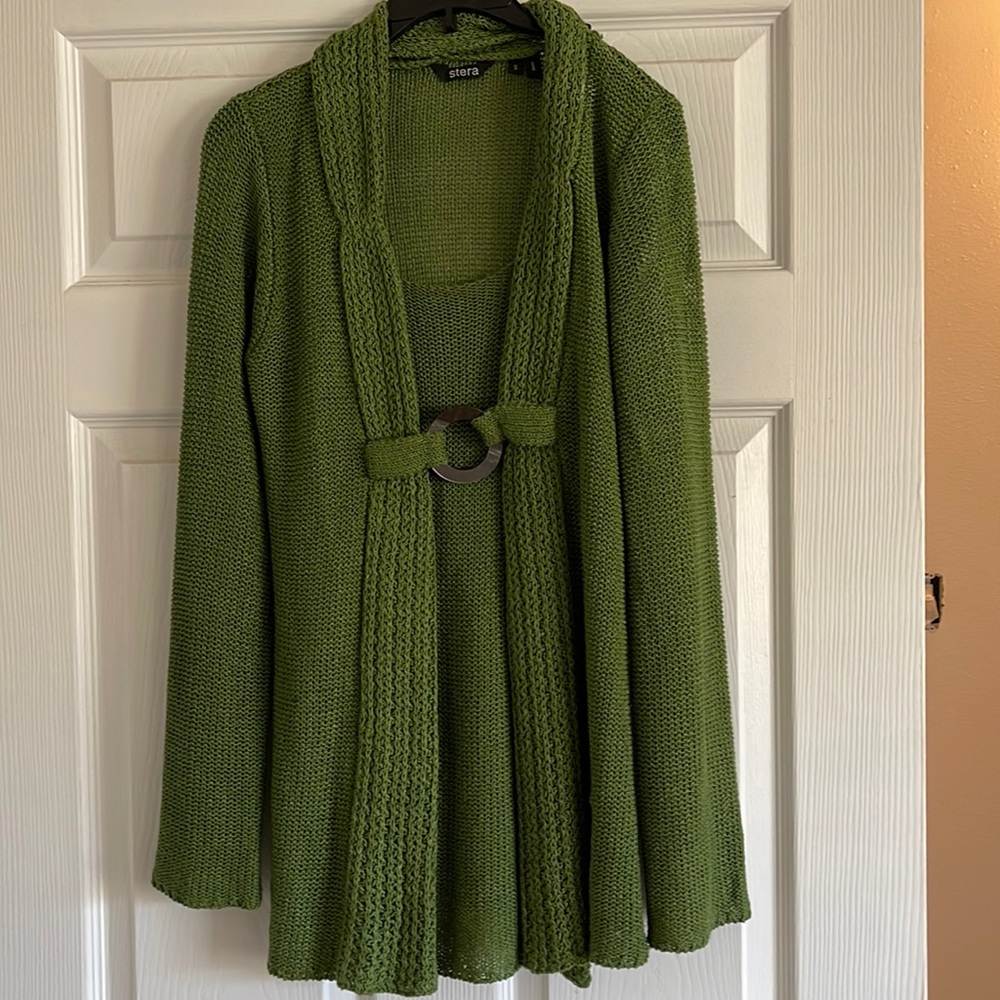 Green sweater